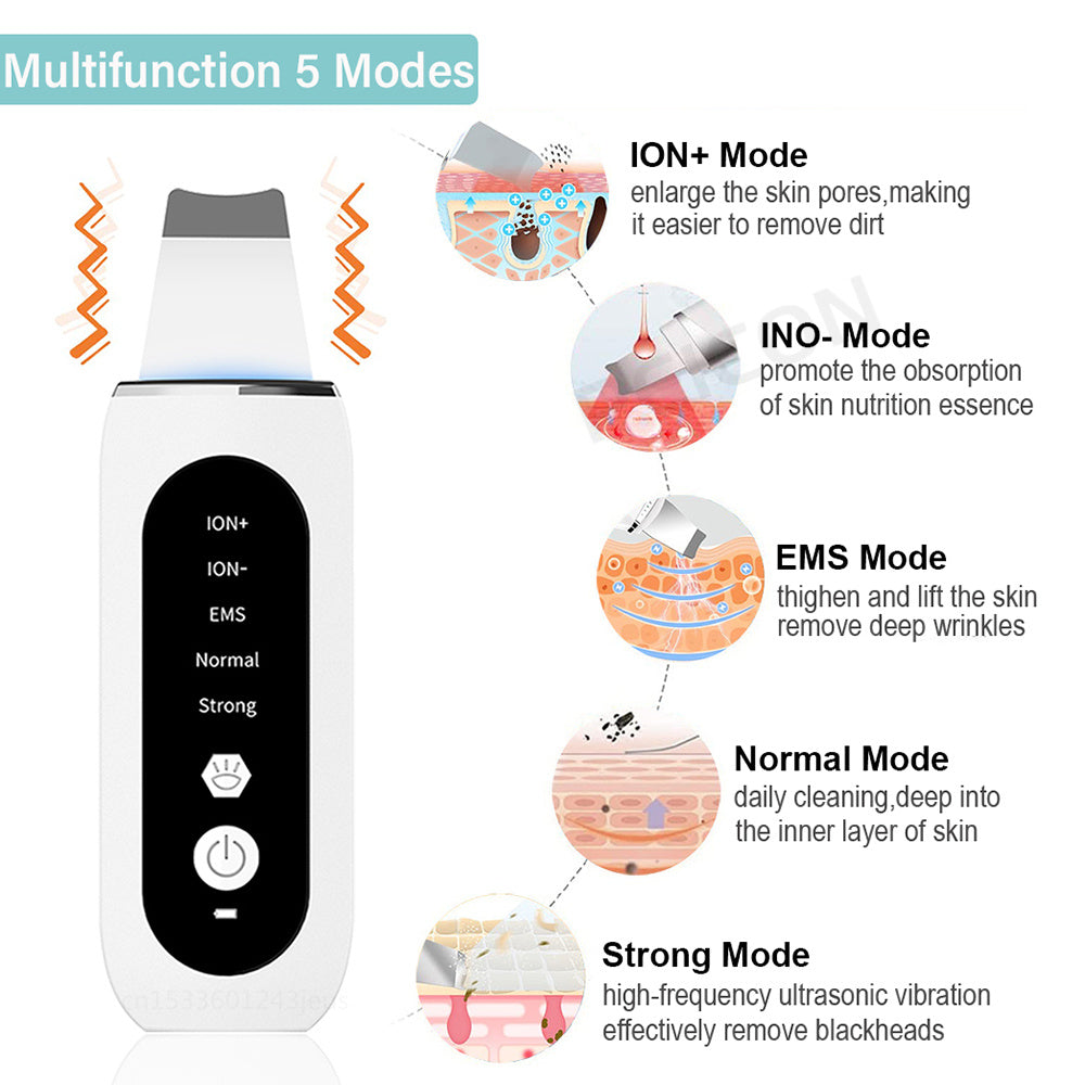 Ultrasonic Scrubber Blackhead Remover