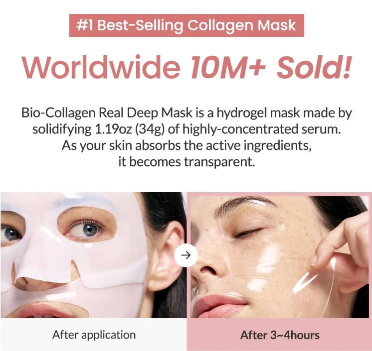 Bio Collagen Face Mask for Hydration