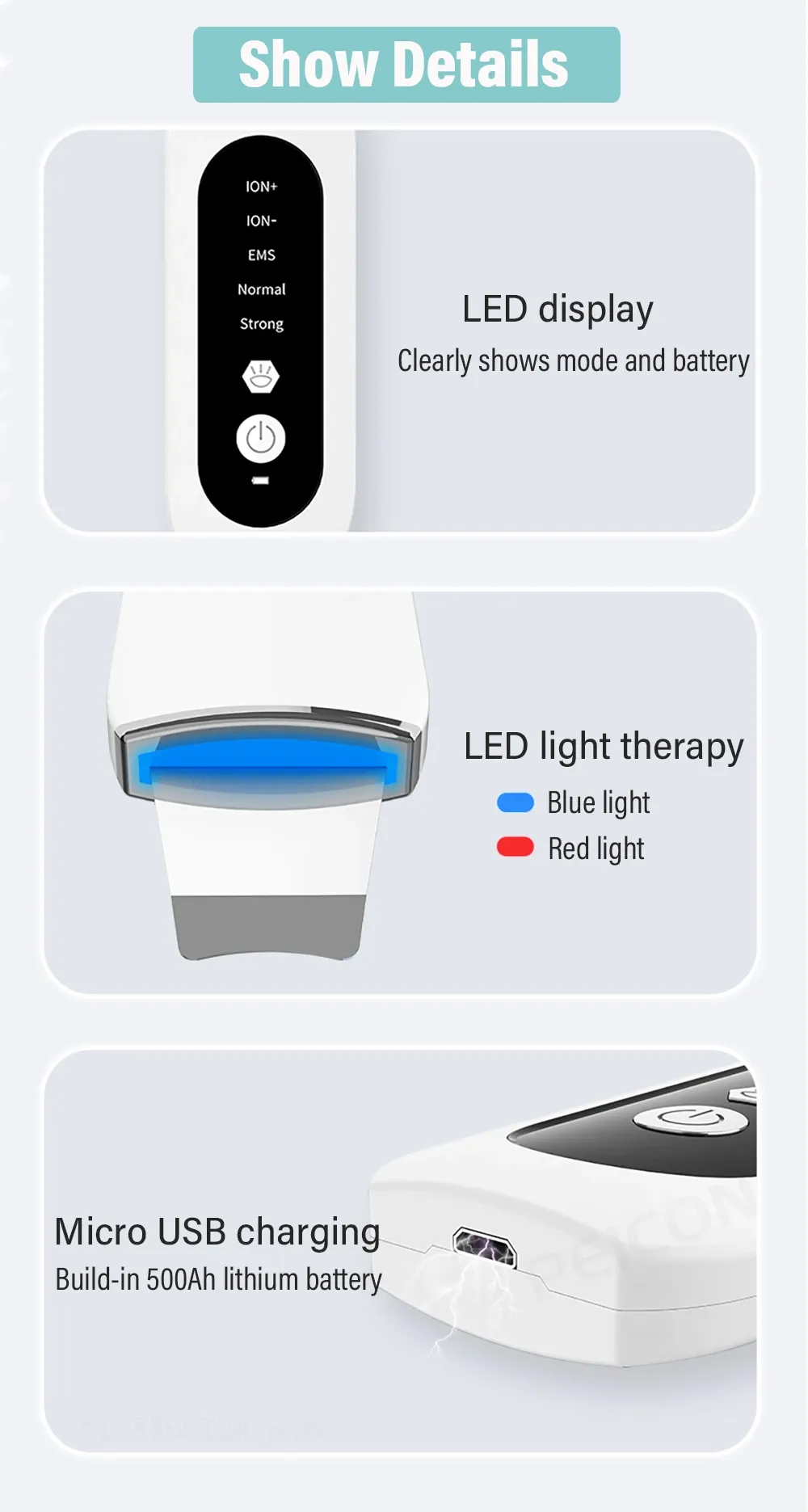 Ultrasonic Scrubber Blackhead Remover